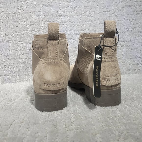 Sorel Women's Size US 5 Camel Brown Waterproof Leather Chelsea Boots NY1941-240 - Picture 4 of 9